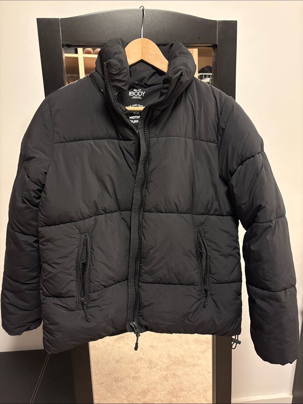 Cotton On Black Puffer Jacket